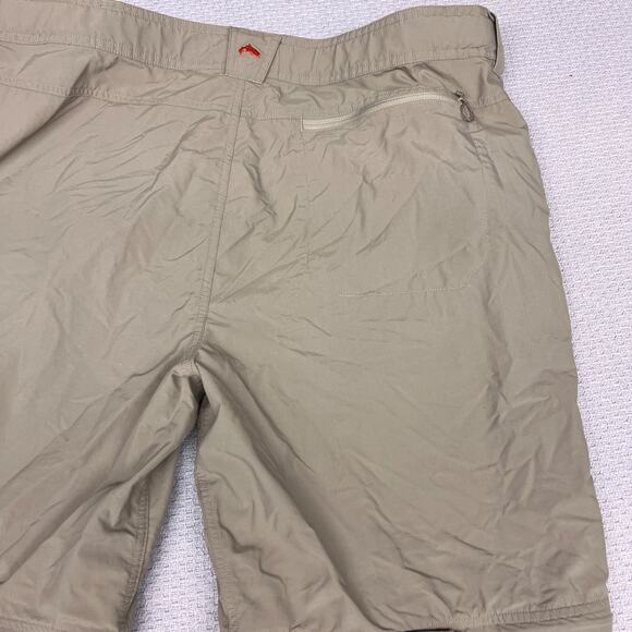 Simms Fishing Pants Mens XXL Tan Beige Convertible Nylon Straight Outdoor Casual - Picture 4 of 11
